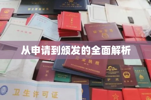甘泉从申请到颁发的全面解析