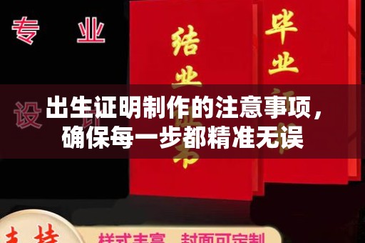 甘泉出生证明制作的注意事项，确保每一步都精准无误