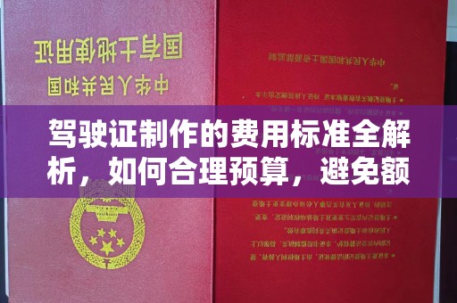甘泉驾驶证制作的费用标准全解析，如何合理预算，避免额外支出