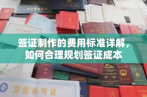 甘泉签证制作的费用标准详解，如何合理规划签证成本